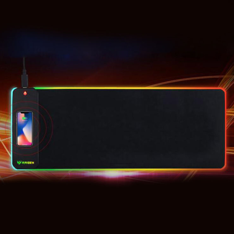 Wireless Charger Natural Rubber Large Custom Sublimation Gaming Led RGB